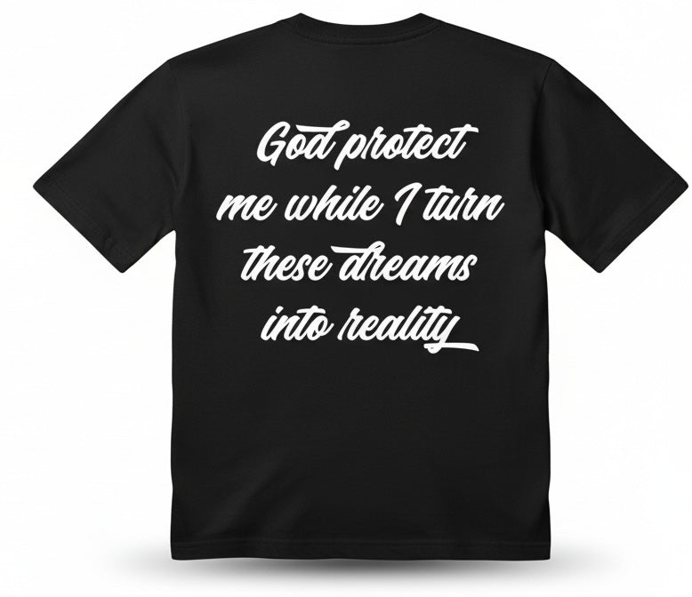 Black (Pink Logo)Forever Prosper Motivational Oversized Tee