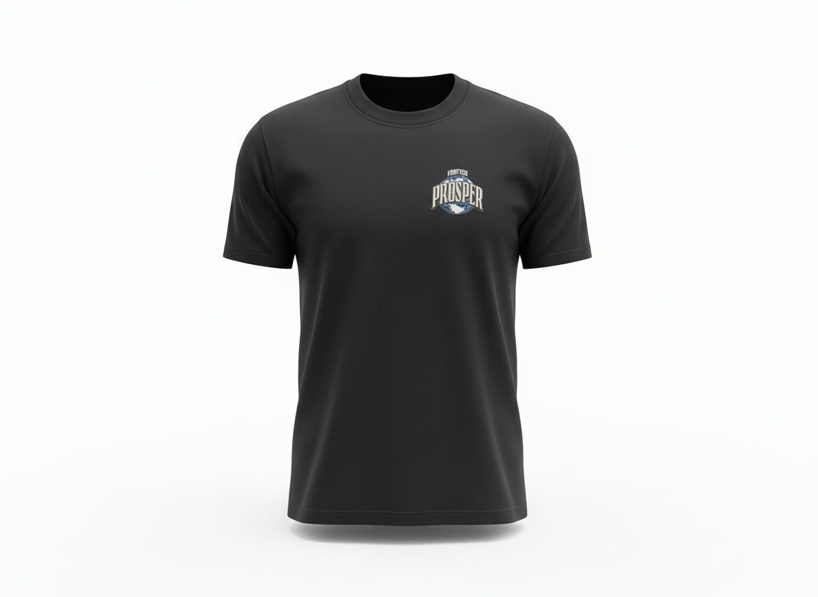 Black (Pink Logo)Forever Prosper Motivational Oversized Tee