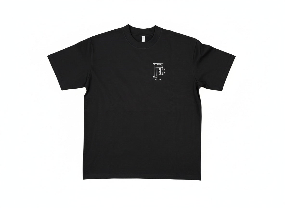 Black FP Oversized T-Shirt - foreverprosperuk
