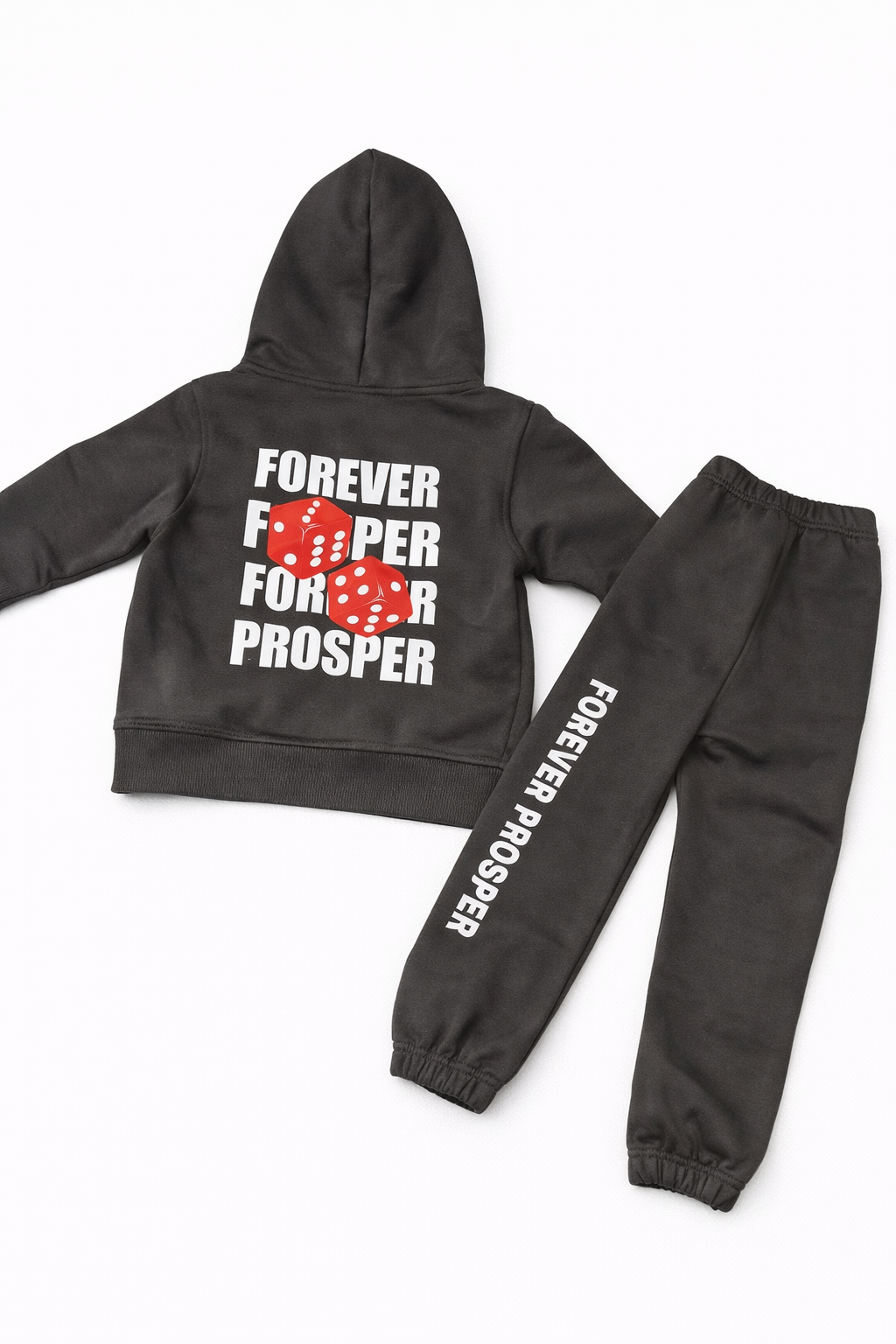 Black FP Kids Tracksuit - foreverprosperuk