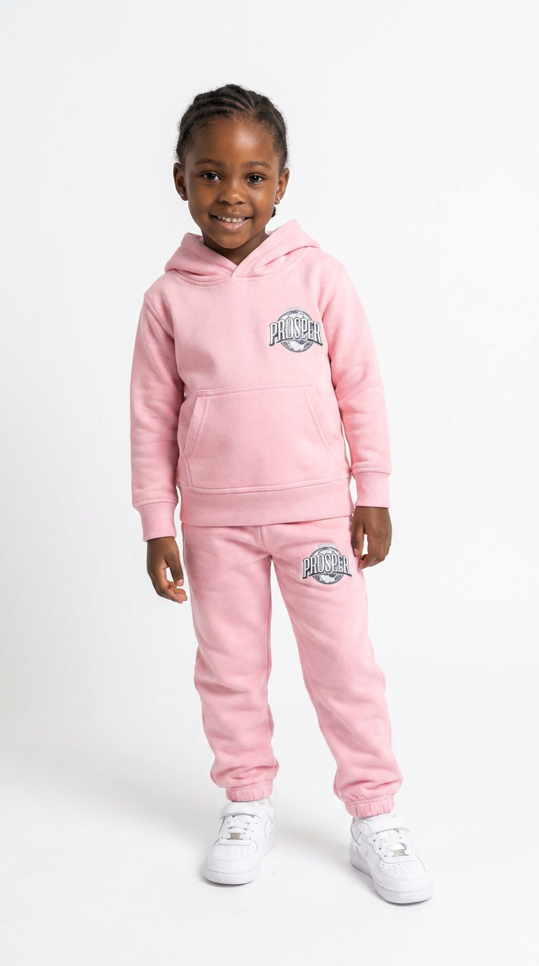 Pink FP Kids Tracksuit - foreverprosperuk