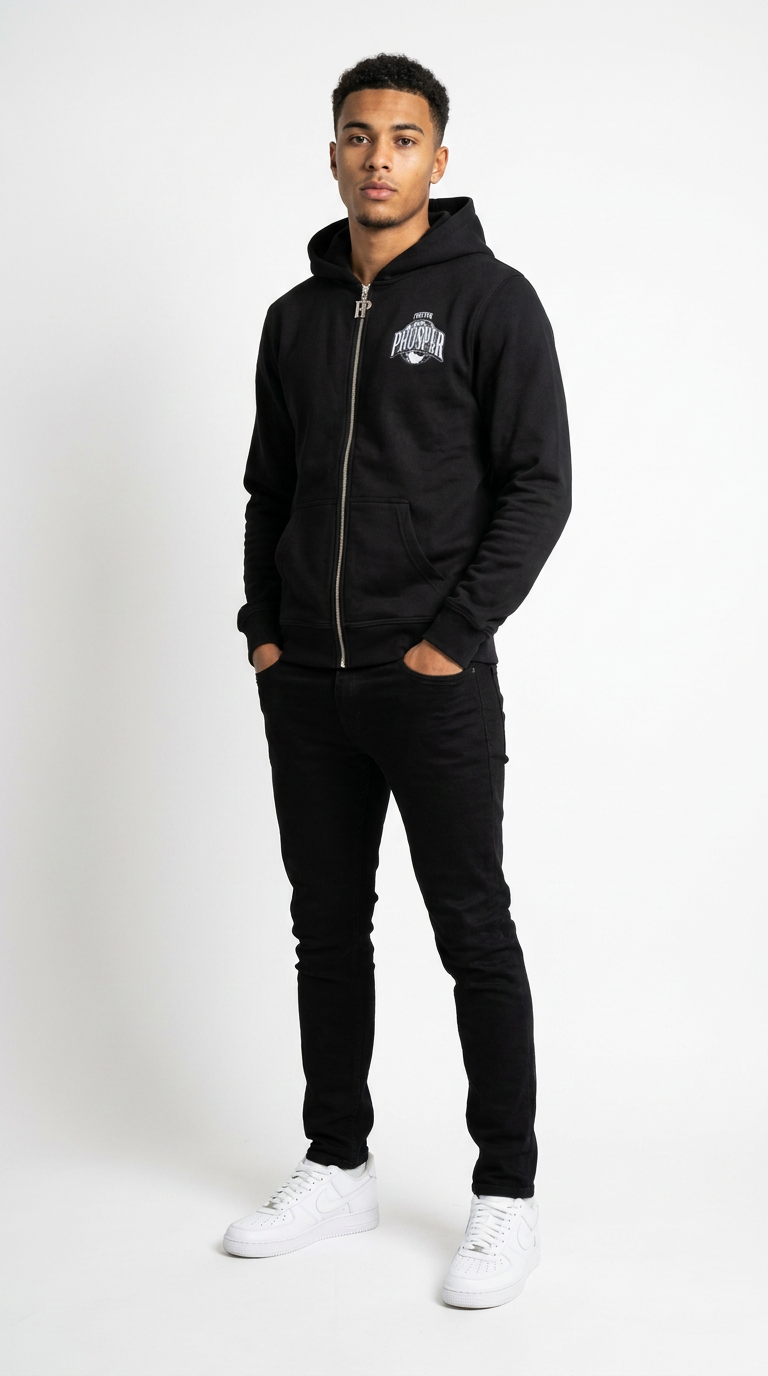 FP World Edition Zip-Up Hoodie - foreverprosperuk