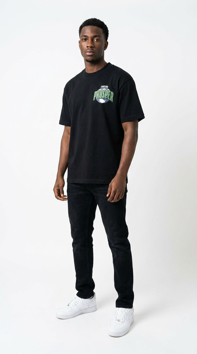Black Dreams Into Reality Tee - foreverprosperuk