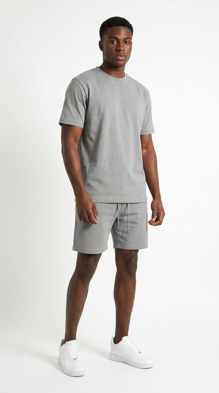 No Logo Edition Shorts Set - foreverprosperuk